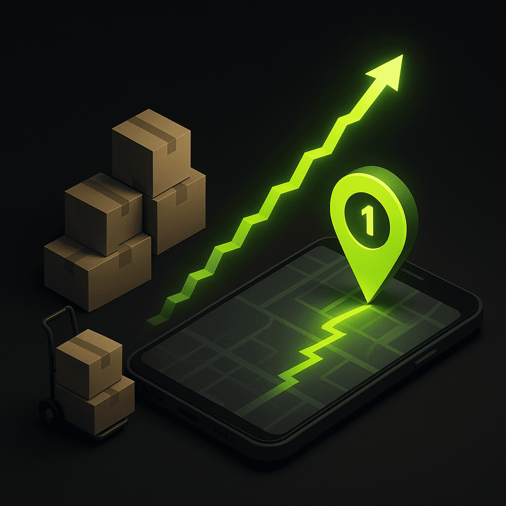 junk removal seo - SEO results visualization