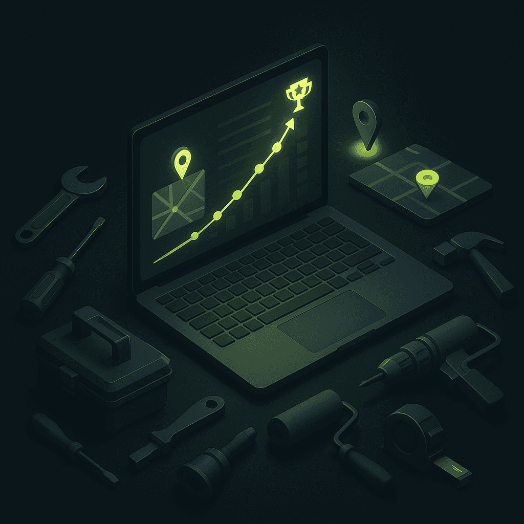 seo for carpet cleaners - SEO results visualization